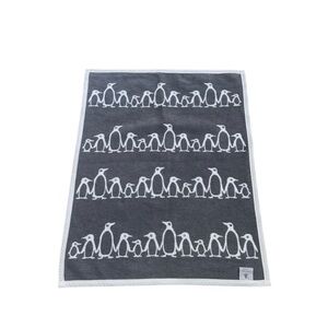 Chappywrap Penguin Family Print Mini Reversible Baby‎ Stroller Blanket